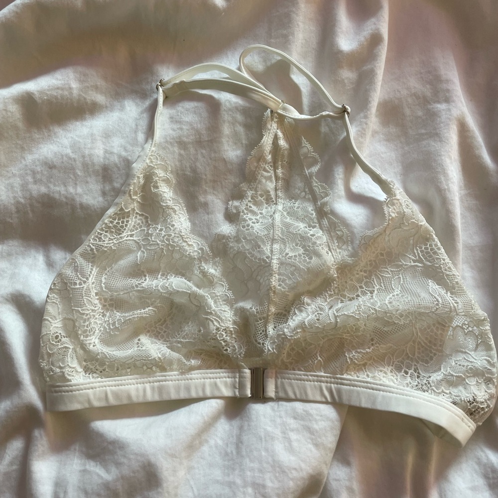 Free people white lace bralette